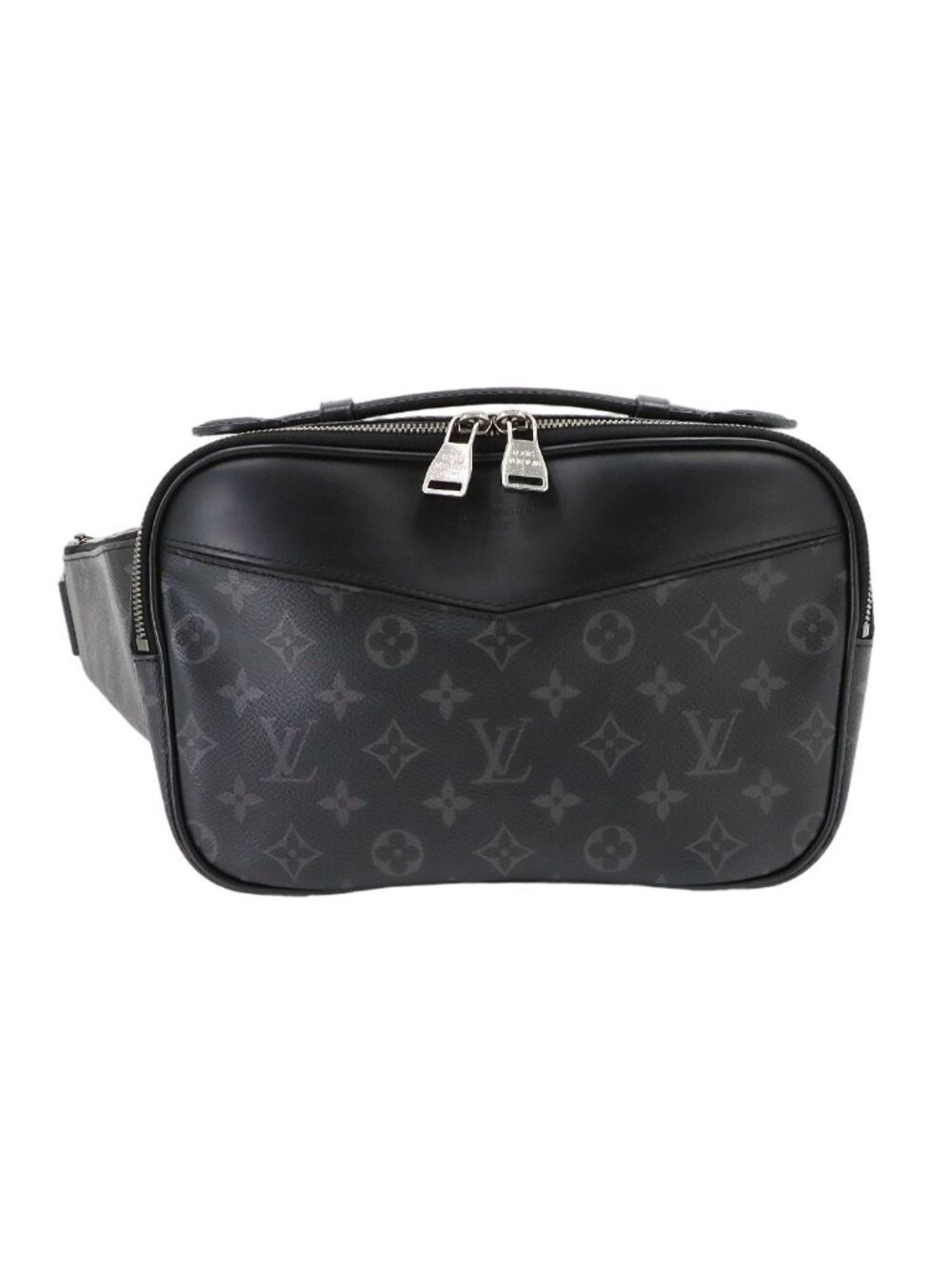 Louis Vuitton Monogram Eclipse Bum Bag Waist Silver